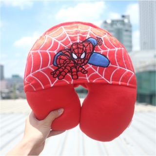 หมอนรองคอ มีฮู้ด Spiderman สไปเดอร์แมน Avengers อเวนเจอร์