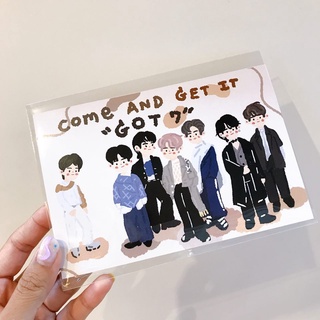 ✨พร้อมส่ง✨Postcard GOT7 โปสการ์ดสำหรับตกแต่ง  Fanart  ตกแต่งห้อง โต๊ะทำงาน การ์ดของขวัญ แบรนด์ HOUSEBRAND.CARROT	😎