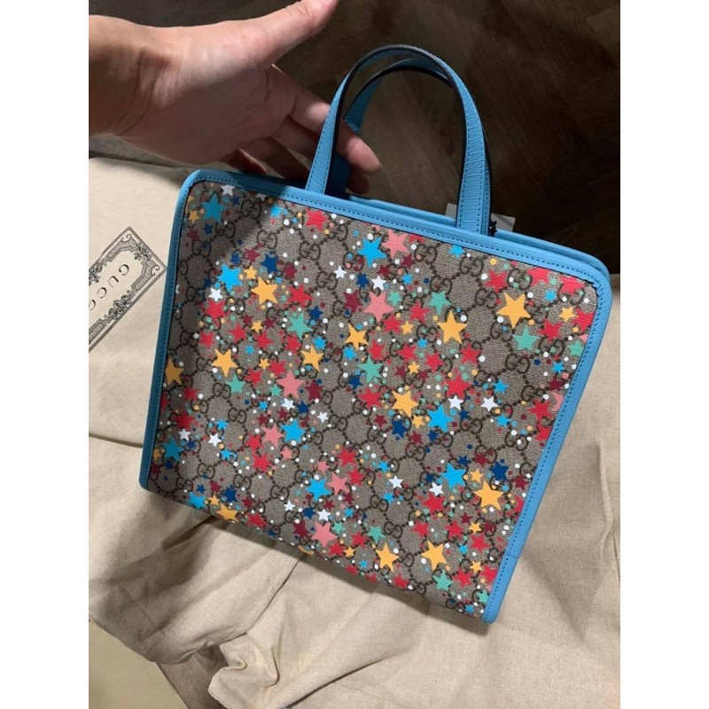 New🍥 Gucci Children's GG Tote Bag with strap