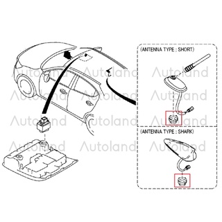 (ของแท้) แผ่นลงกราวด์มาสด้า ใช้กับ Mazda2/ Mazda3/ CX-3/ CX-30/ CX-5/ CX-8