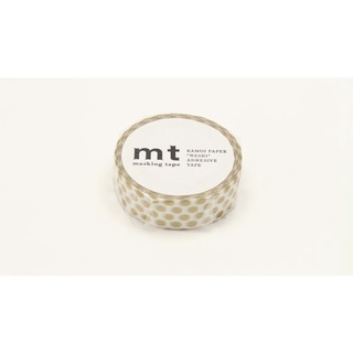 mt masking tape dot gold 2 (MT01D365) / เทปตกแต่งวาชิ ลาย dot gold 2 แบรนด์ mt masking tape ประเทศญี่ปุ่น