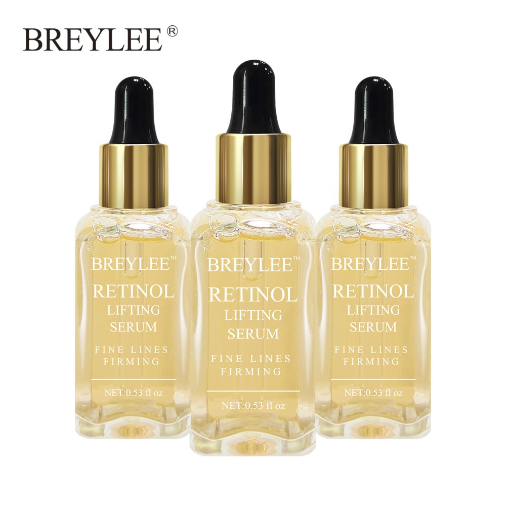 BREYLEE 3PCS Retinol Serum Firming Lifting Collagen Essence ต่อต้านริ้วรอย Anti Aging Skin Care