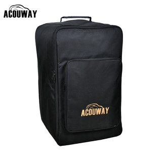 Acouway กระเป๋าเป้สะพายหลัง 600D 10มม. สําหรับผู้ใหญ่ Cajon Box Drum Bag