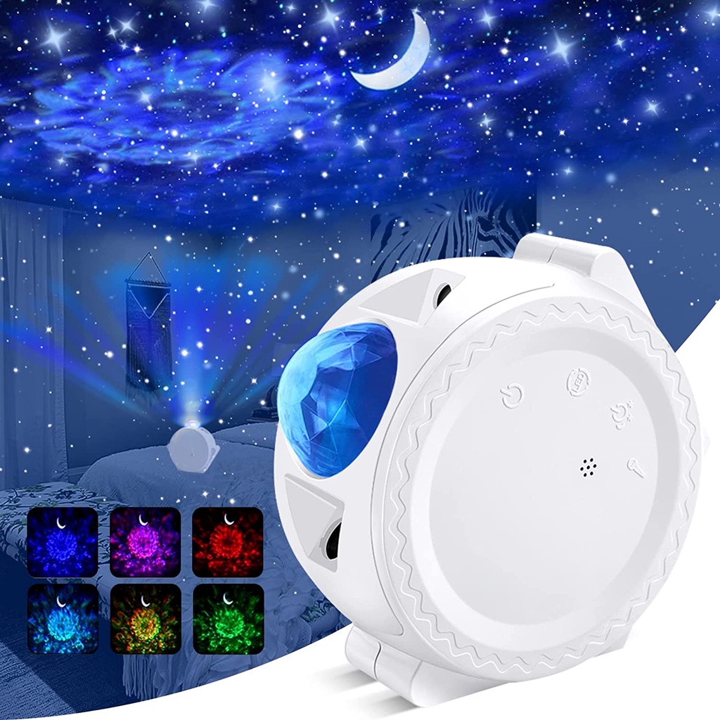 WiFi Starry Sky Night Light LED Galaxy Star Projector Moon Lamp ...