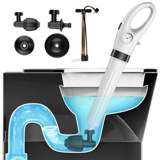Scato Toilet Plunger, Drain Unblocker Powerful Manual Pneumatic Dredge Equipment. High Pressure-KC41