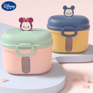 Disney กล่องเก็บอาหารเด็กทารก แบบพกพา สูตรปลอดสาร Bpa การ์ตูน ทารก นมผง กล่องขนมเด็กวัยหัดเดิน ถ้วยคอนเทนเนอร์