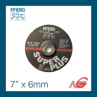 ใบเจียร์ PFERD 7" x 6mm A24PS พีเฟอร์ด