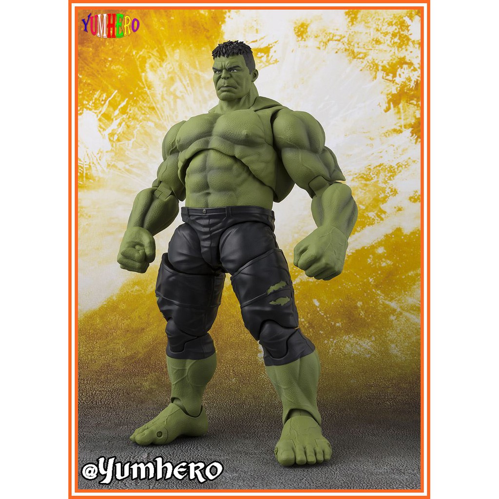 งานแท้ 100% S.H.Figuarts โมเดล เดอะ ฮัค อเวนเจอร์ส อินฟินิตีวอร์ บรูซ แบนเนอร์ Model The Hulk Avenge