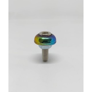 น็อตเปา เบอร์ 10 ขนาด 2 cm สีรุ้ง