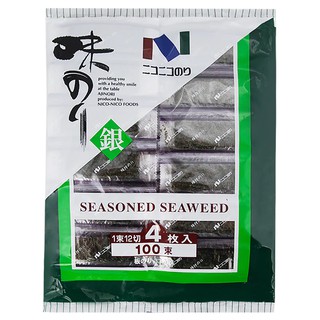 นิโคนิโคโนริสาหร่ายปรุงรส 90กรัม Niconikonori Seaweed Seasoning 90g.