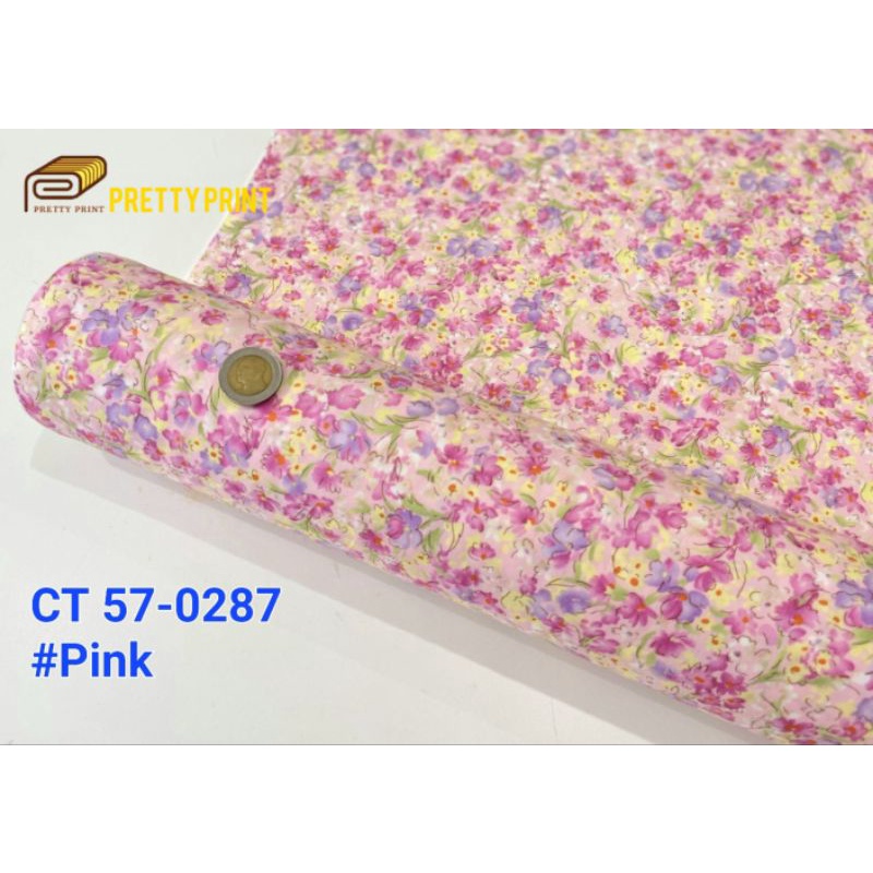 คอตต้อน100%พิมพ์ลาย CT 57-0287