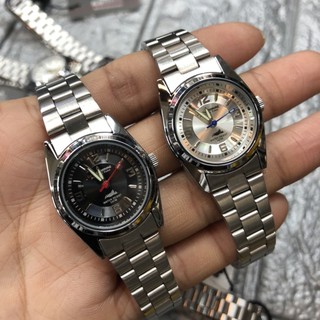 US Submarineนาฬิกาข้อมือหญิง Quartz Analog3เข็ม ตัวเรือนและสายสแตนเลส3ไมครอน เข็มเรืองเเสงในที่มืด กันน้ำ