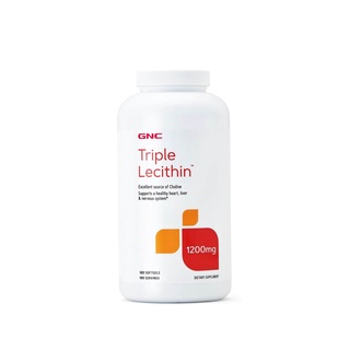 GNC Triple Lecithin 1200 mg 180 Softgels