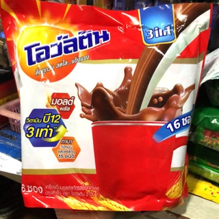 โอวัลติน 3 in 1 (แพ็ค 16 ซอง)