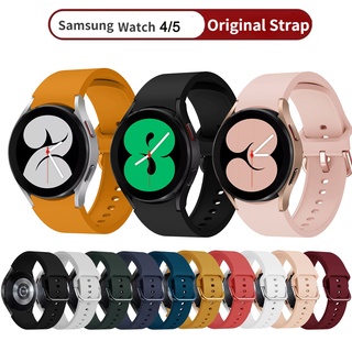 สายนาฬิกาข้อมือซิลิโคน สําหรับ Samsung Galaxy Watch 4 5 6 7 44มม 40มม 4 6 Classic 46มม 42มม 43มม 47มม Galaxy Watch 5pro 45มม Galaxy Watch FE.