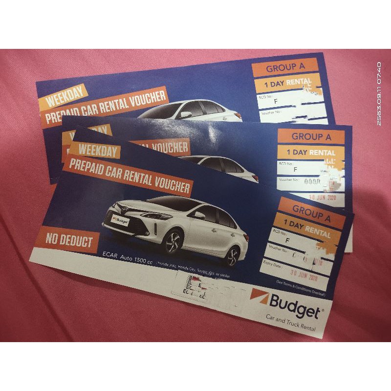 คูปอง เช่ารถ  budget