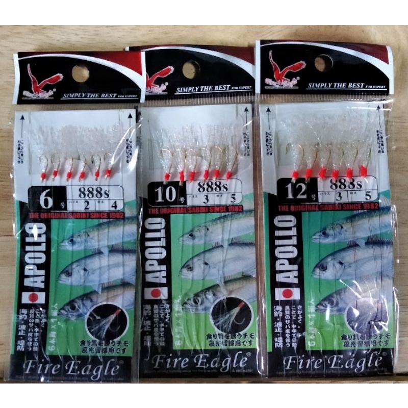 FIRE EAGLE SABIKI APOLLO 888 FISHING สินค้าร้อน STOK