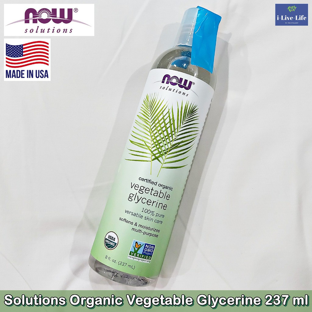 Solutions, Organic Vegetable Glycerine, 8 fl oz (237 ml)
