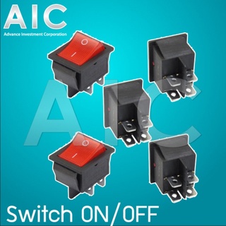 สวิตซ์ เปิด/ปิด ไฟสีแดง 16A/250V @ AIC ผู้นำด้านอุปกรณ์ทางวิศวกรรม