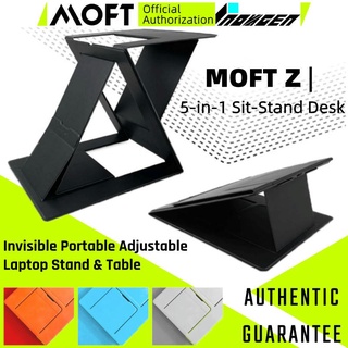 Moft Z โต๊ะวางแล็ปท็อป ที่มองไม่เห็น สําหรับแล็ปท็อป แท็บเล็ต / แบบพกพา พับได้ ความสูง ปรับได้ รองรับแล็ปท็อป