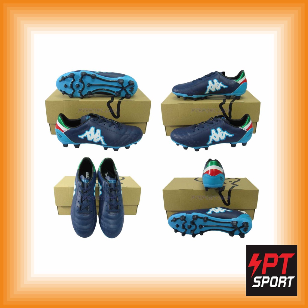 รองเท้ากีฬา รองเท้าสตั๊ด KAPPA GF 15G8 KAPPA SOCCER VALENZIO TOUCH II FG กรมขาว