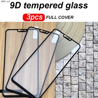 3 ชิ้น ฟิล์มกระจกนิรภัย เต็มจอ 9D Tempered Glass ออปโป้ สำหรับ OPPO A96 A76 A36 A31 A16K A16E A15 A15S A16 A55 A52 A54 A74 A95 A94 A92 A91 2020 4G 5G ออปโป้ สำหรับการป้องกันหน้าจอโปร่งใสแบบเต็ม กันรอย