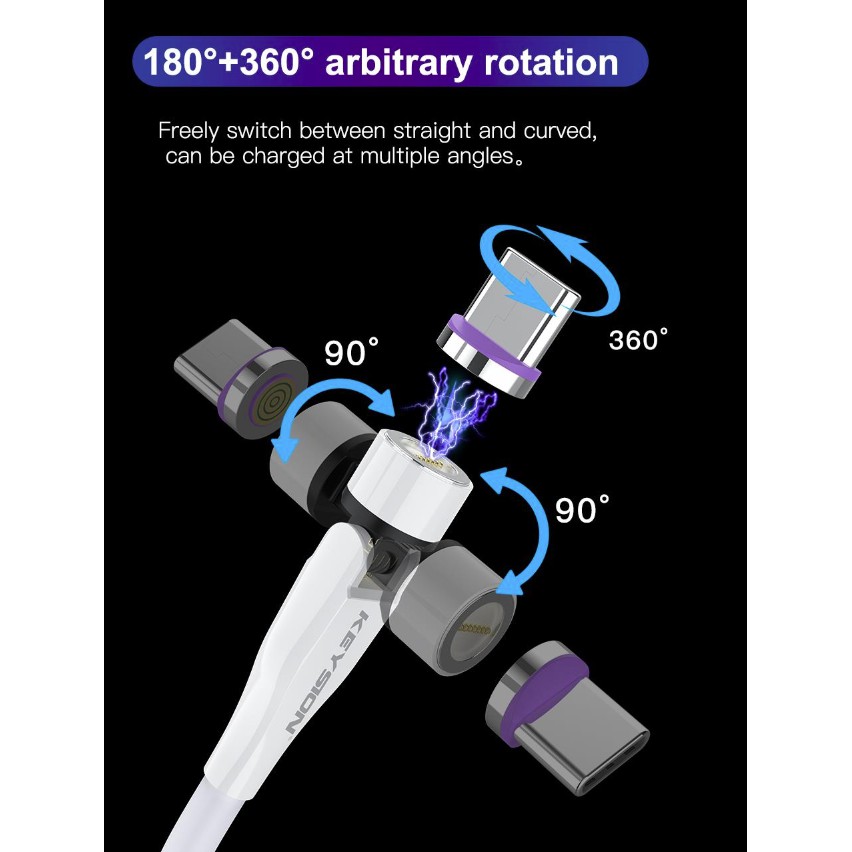 KEYSION 3A สายแม่เหล็ก - รับประกัน 6 เดือน