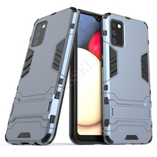 เคส Samsung Galaxy A02s พลาสติกแบบแข็ง Armor Shockproof Phone Case Back Cover Samsung A02s A 02s กรณี ฝาครอบ