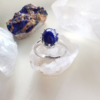 แหวนเงินหินลาพิสลาซูลี Lapis Lazuli