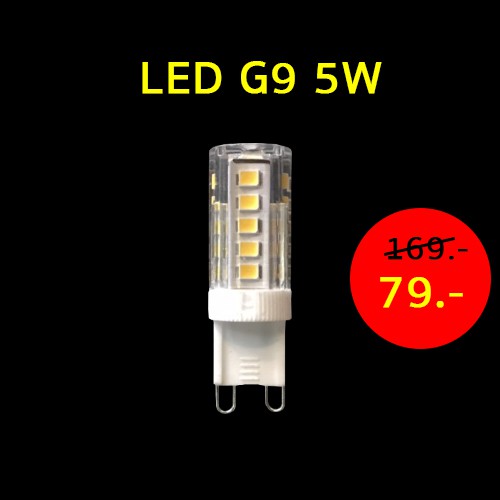 Dento หลอดไฟ LED G9 5W 3000K 220V