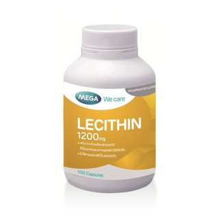 Mega Lecithin 1200 mg. ป้องกันการอุดตันของเส้นเลือด  ช่วยเสริมสร้างความจำให้ทำงานได้ดียิ่งขึ้น  ลดคอเลสเตอรอล