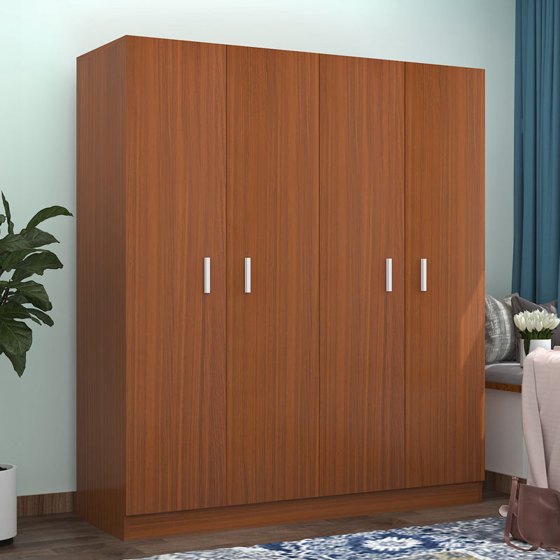 Simple Wardrobe Rental Room TwoDoor ThreeDoor FourDoor Assembled Furniture Bedroom