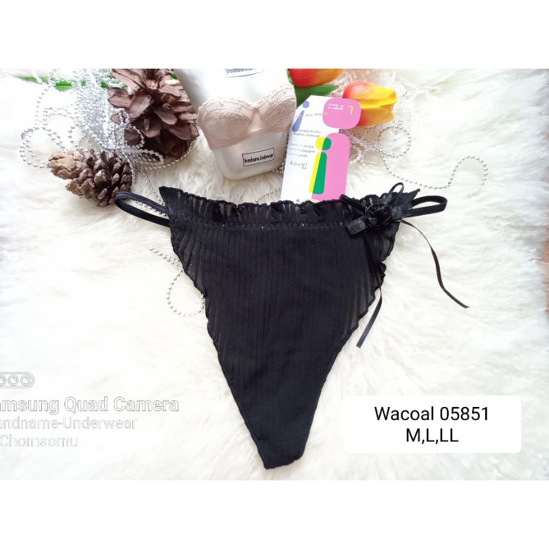Wacoal (วาโก้) Size M,L,LL,EL ชุดชั้นใน/กางเกงชั้นในทรงจีสตริง(G-string) 05851