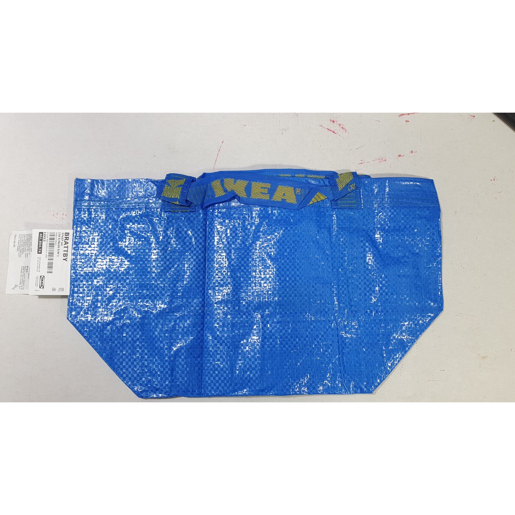 [ IKEA ] BRATTBY ถุงอิเกีย แบรทบี ถุงอิเกีย กระเป๋าช้อปปิ้ง 27x27 ซม.