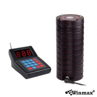 เพจเรียกคิวไร้สาย 10 คิว Wireless Queue Calling System Winmax-P701