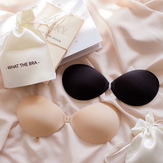 [Whatthebra] บราปีกนกแบบกลมกาวแน่น กันน้ำกันเหงื่อ (ไม่เสริมฟองน้ำ)(Favorite)