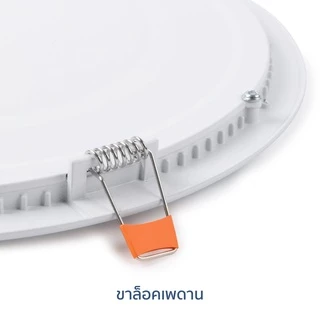 IWACHI โคมฝังฝ้าทรงกลม LED Panel Light 6W/9W/12W/18W/24W แสงขาวและแสงวอร์มไวท์
