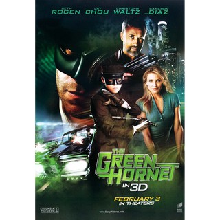 โปสเตอร์ หนัง หน้ากากแตนอาละวาด The Green Hornet 2011 POSTER 24”x35” Inch Superhero Movie