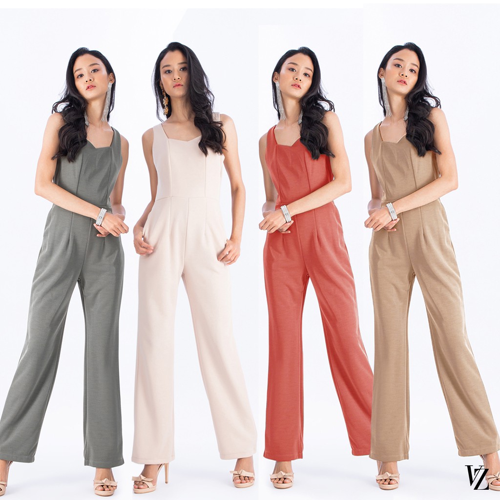 จั๊มสูทเข้ารูป รวมสี 82023 VZ