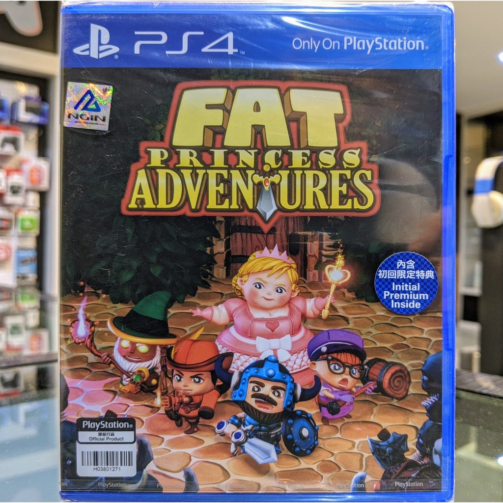 (ภาษาอังกฤษ) มือ1 Fat Princess Adventures แผ่นเกม PS4 แผ่นPS4 (เล่น2คนได้ Only On Playstation)