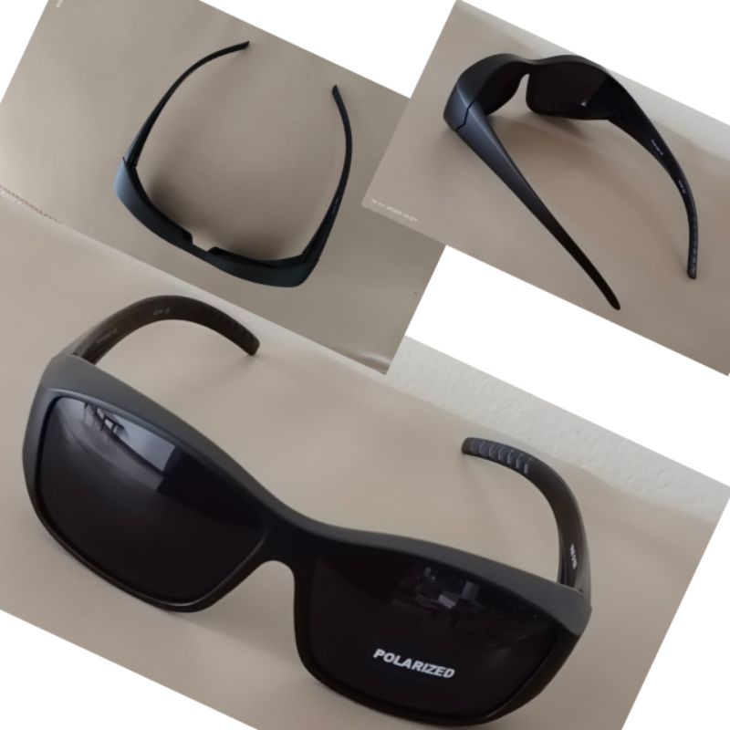 CU2 รุ่น 022 FIT OVER SUNGLASSES POLARIZED LENS แว่นตากันแดดครอบ แว่นตาครอบ