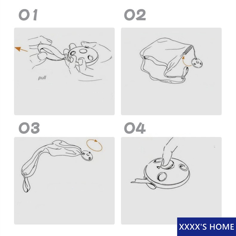 #XX53 Shopping bag ถุงผ้าลดโลกร้อน พกพา ช้อปปิ้ง กระเป๋าผ้าม้วนเก็บได้