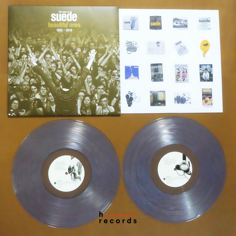 (ส่งฟรี) แผ่นเสียง Suede - The Best Of Suede. Beautiful Ones. 1992-2018 (Limited Clear Vinyl)