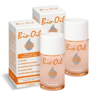 Bio oil ผลิตภัณฑ์รักษาแผลเป็นและรอยแตกลาย 60 ml/ขวด (2 ขวด)