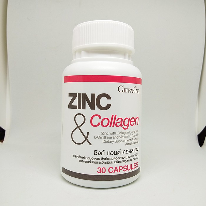 หน้าใส,หยุดผมร่วงจากภายในตั้งแต่รากผม Zinc&Collagen