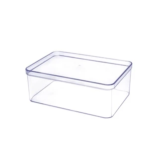 boxbox No.830 L ขนาด 17.7 x 25.1 x 9.2 ซม. กล่องพลาสติกใสอเนกประสงค์ กล่องใสเก็บของ เครื่องประดับ 1108308