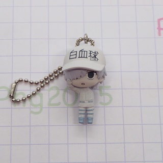 Cell At Work! / Hataraku Saibo Capsule Collection Figure Keychain - White Blood Cell (Neutrophil)