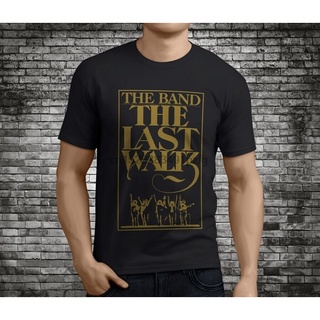 ขายดี เสื้อยืด พิมพ์ลายวง The Last Waltz Rock Legend สีดํา S-3 OEoech60OKigca48S-5XL