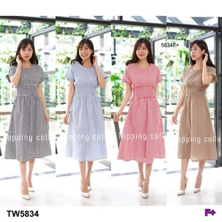 TW5834 Maxi Dress จั็มเอว