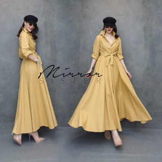 เดรสเชิ้ตตัวยาว สวยพรีเมี่ยมป้ายmirrorsister